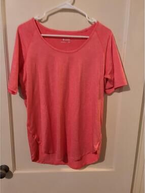 Columbia Sportswear Company Coral Heather Short Sleeve T-Shirt Size M